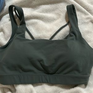Athleta Exhale Sports Bra D/DD Bali Green